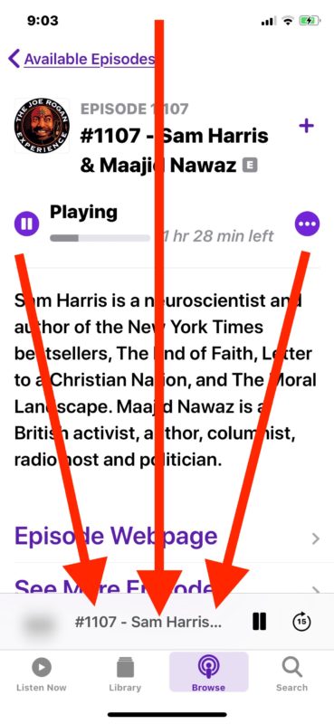 Fix podcasts playing too fast on iPhone