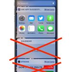 How to remove widgets from the iOS Lock Screen