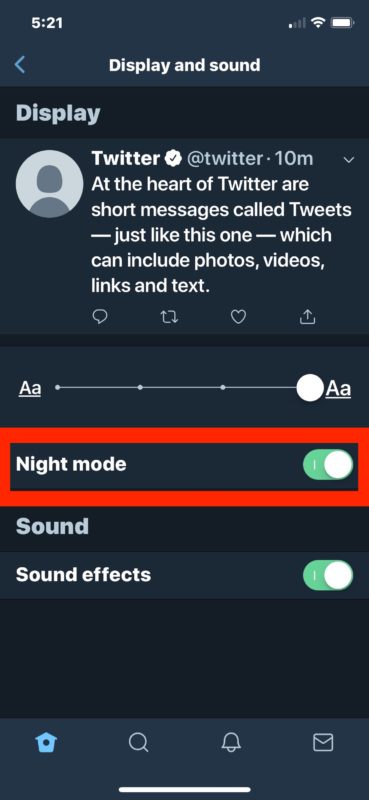 How to enable Dark Mode on Twitter for iOS