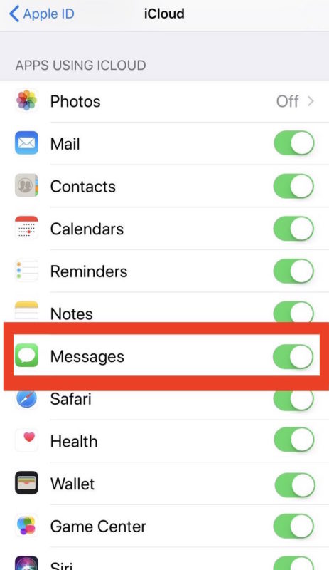 Как включить сообщения в iCloud, чтобы сообщения появлялись не по порядку на iPhone или iPad