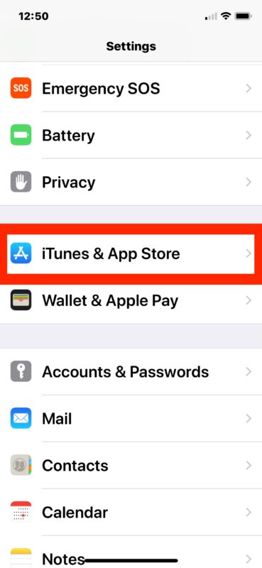 Enable automatic iOS app store updates