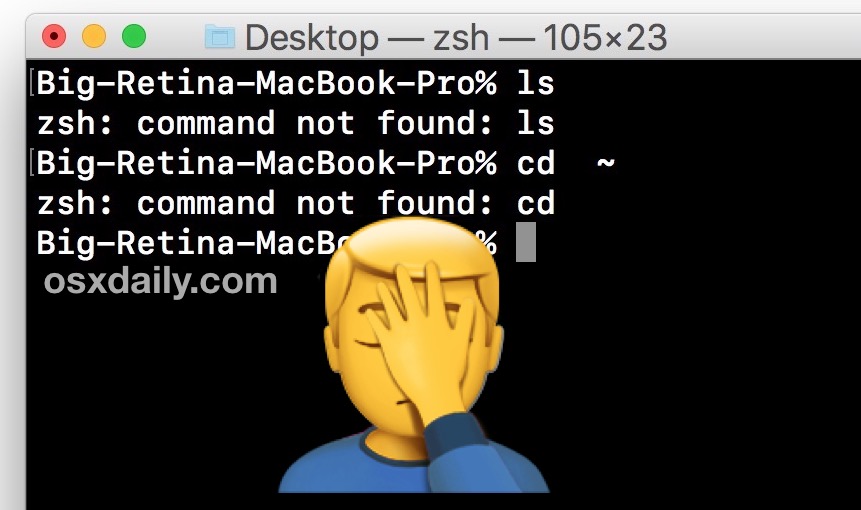 How To Fix Command Not Found Errors In Mac Command Line Osxdaily