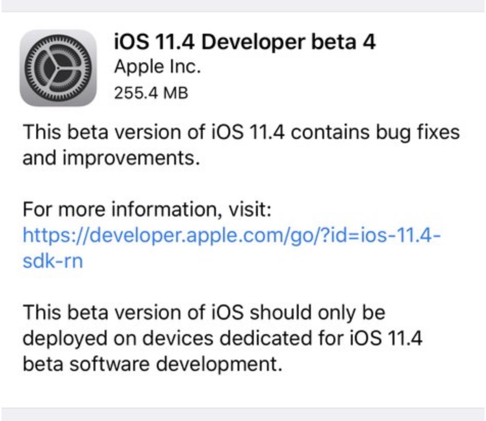 ios 11.4 beta download