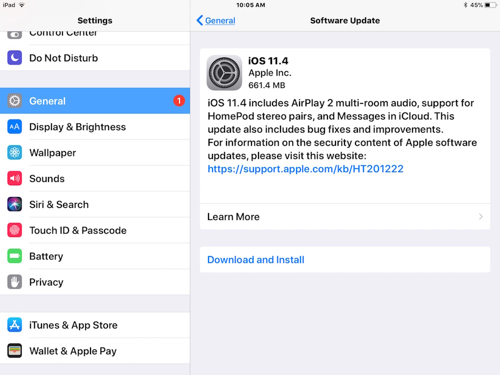 latest iphone software update download