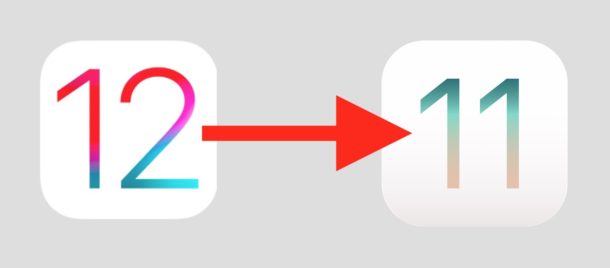 How to downgrade iOS 12 beta to iOS 11