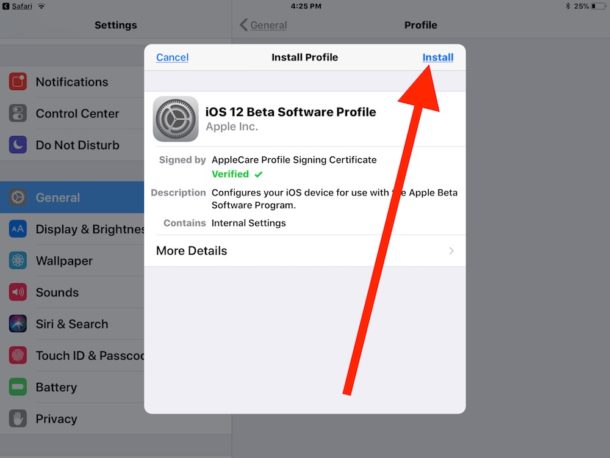 How to install iOS 12 public beta 