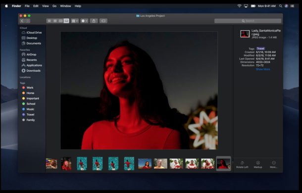 New Finder features in Mojave