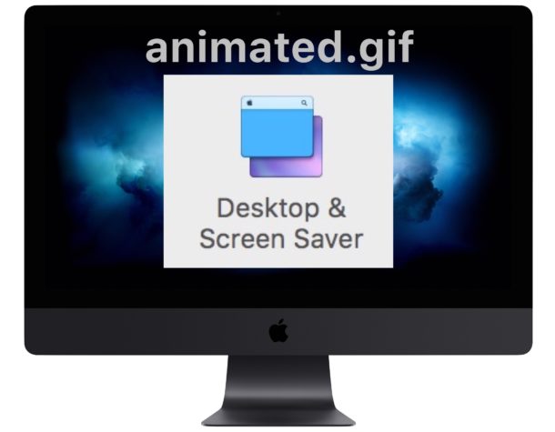 Use an animated GIF as screen saver on Mac