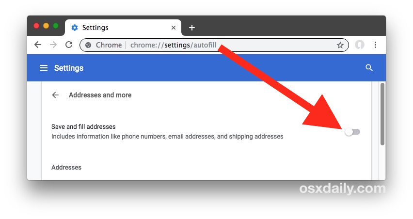 How to disable autofill in Chrome completely