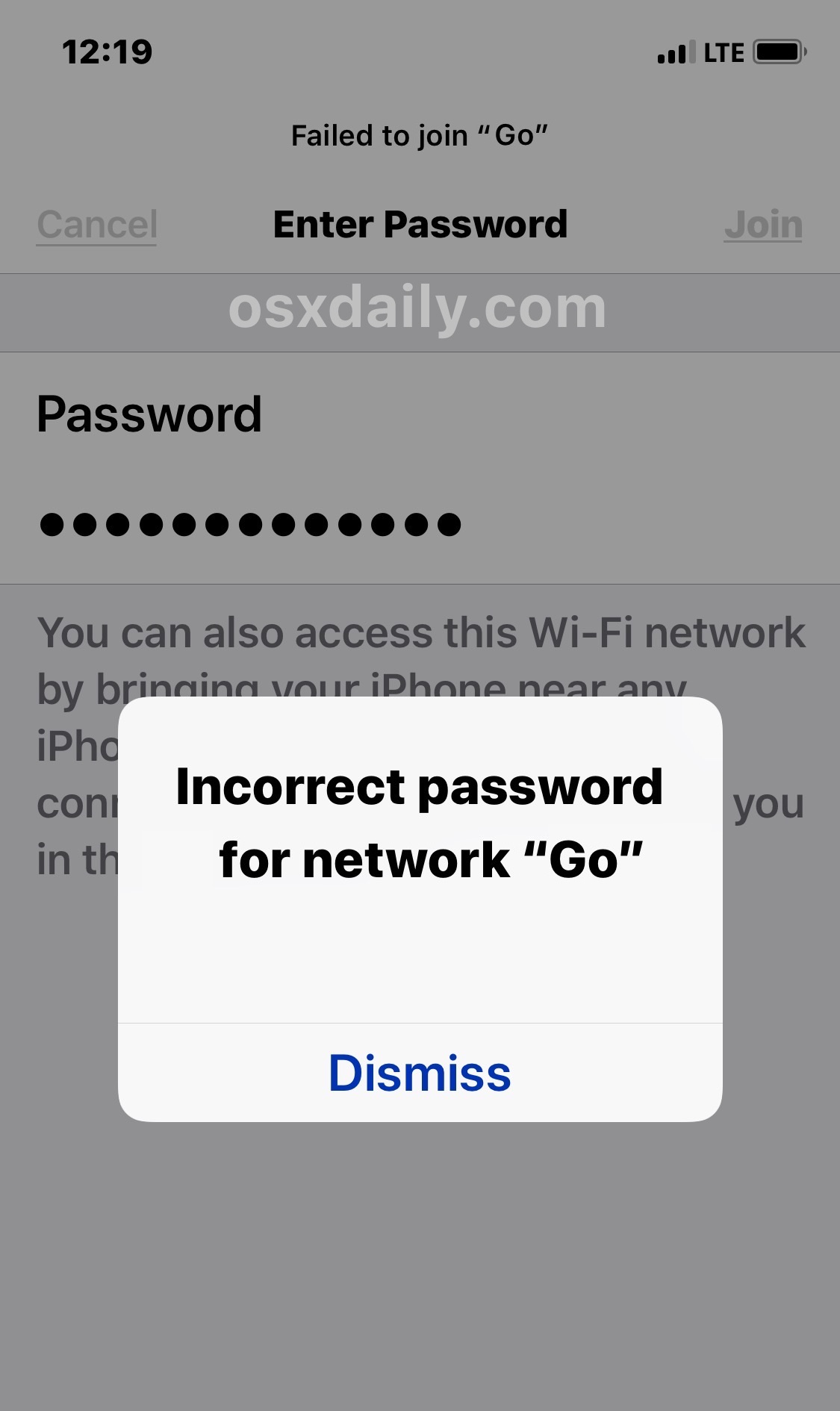 put password for wifi mac