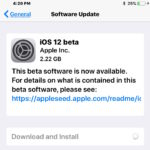 iOS 12 beta download