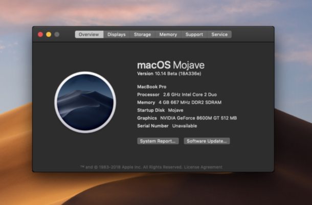 Latest Version Of Mac Mojave