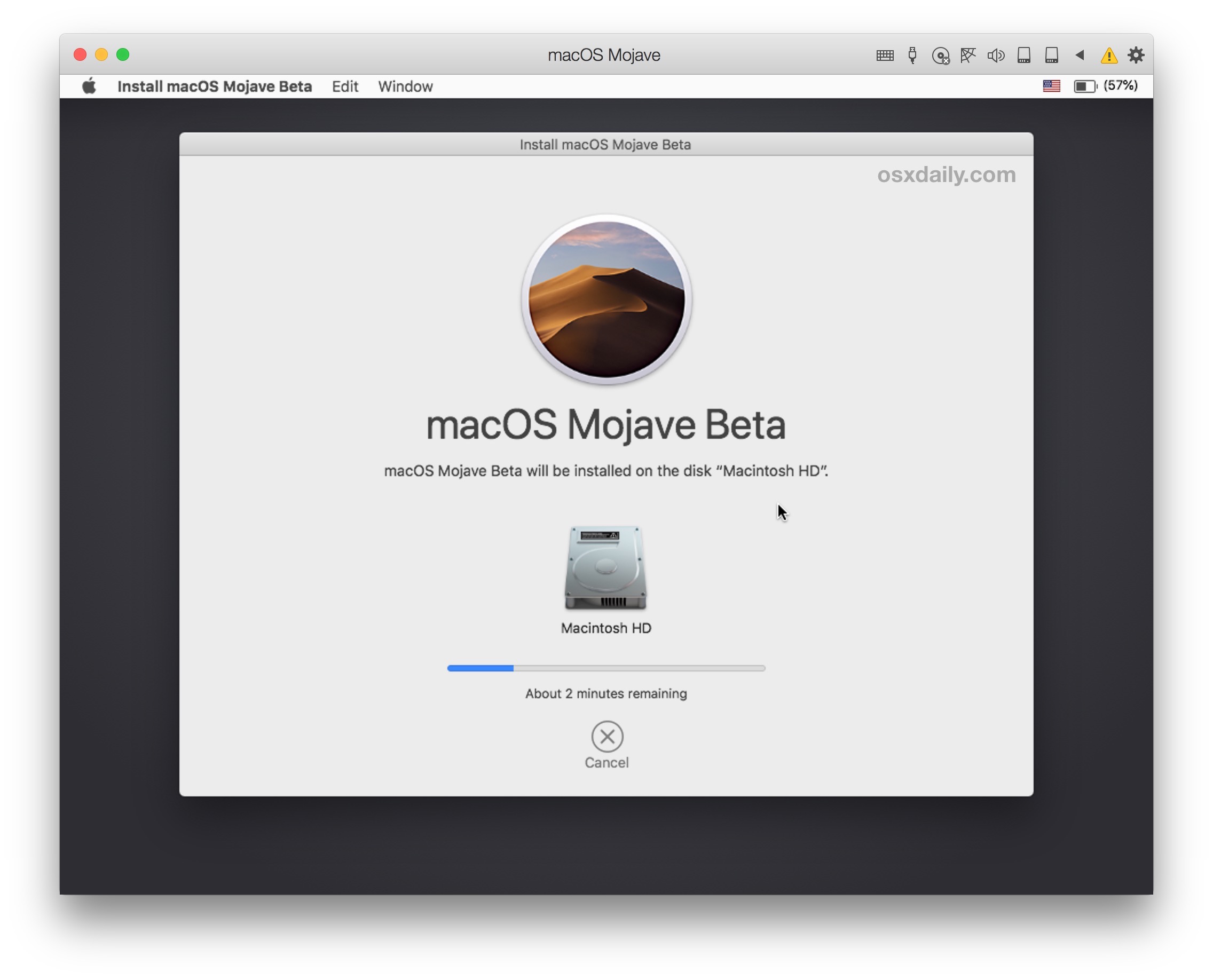 install virtualbox on mac