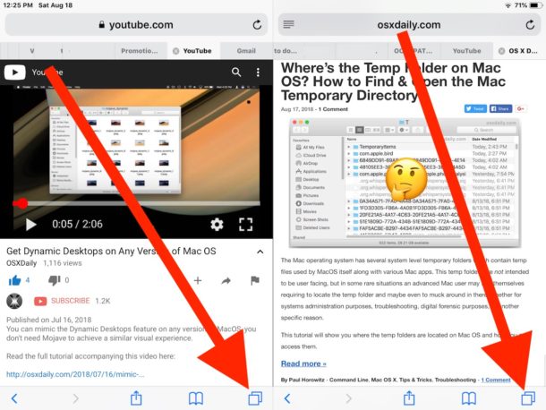 How to close Safari Split Screen on iPad 