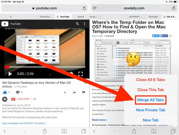 How to close Safari Split Screen on iPad 