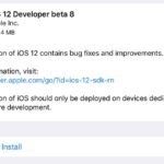 iOS 12 beta 8 download