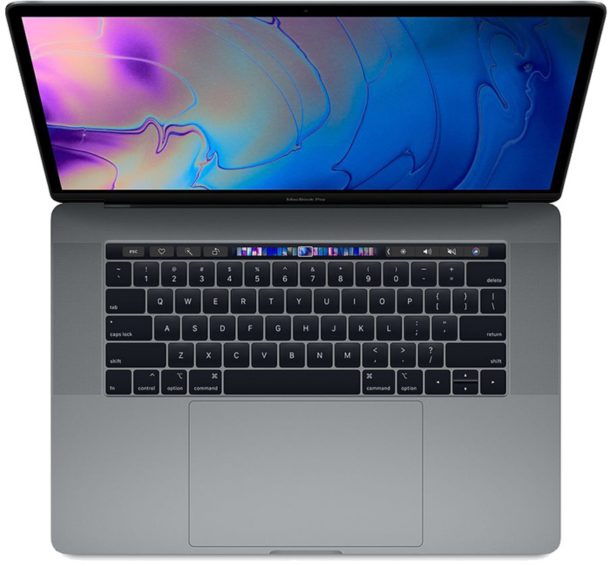A supplemental software update is avilable for the MacBook Pro Touch Bar 2018 with Touch Bar featuring a Touch Bar