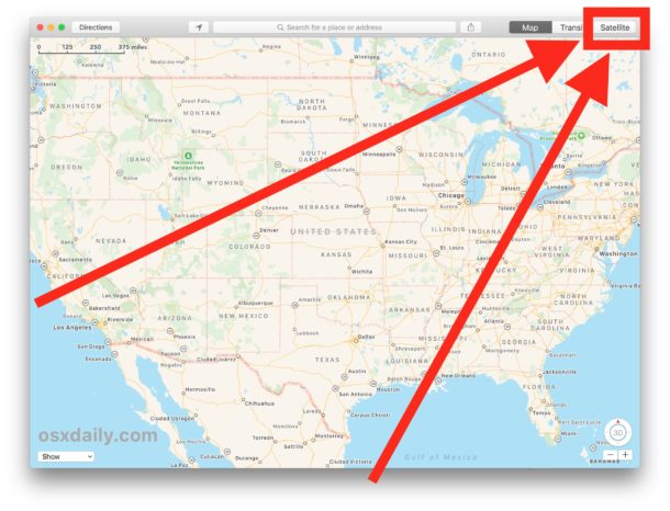 How to access Globe view on Maps for Mac