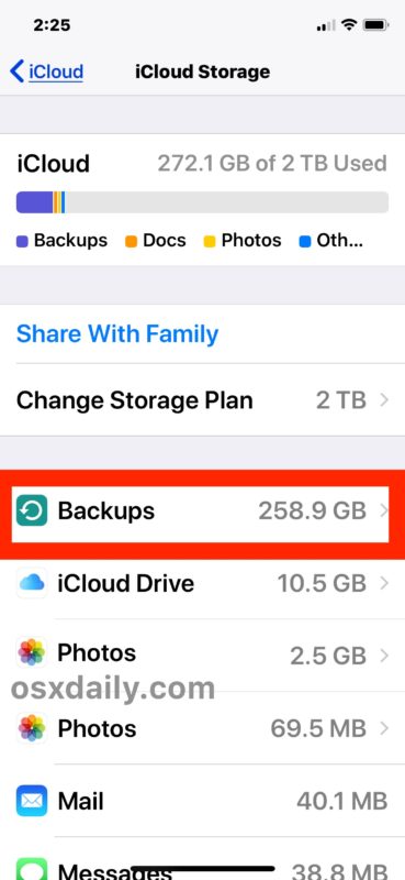How to delete iCloud backups on iPhone or iPad