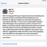 iOS 12 download
