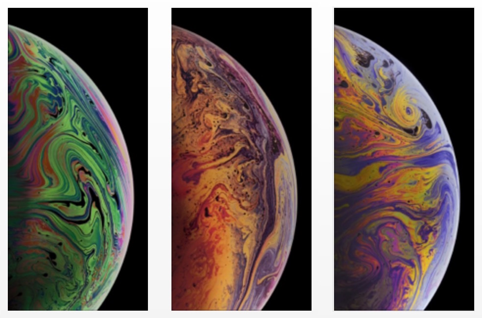 Download the 3 iPhone XS Max Wallpapers of Bubbles | OSXDaily