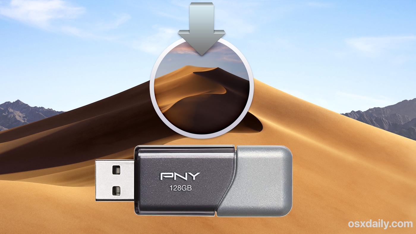 to a MacOS Mojave Installer Drive | OSXDaily
