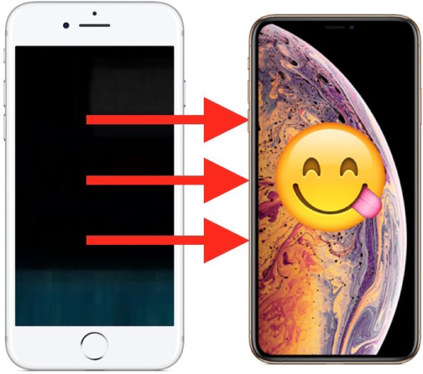 Transfer all data to new iPhone XS Max from old iPhone