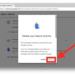 How to delete all Google search activity