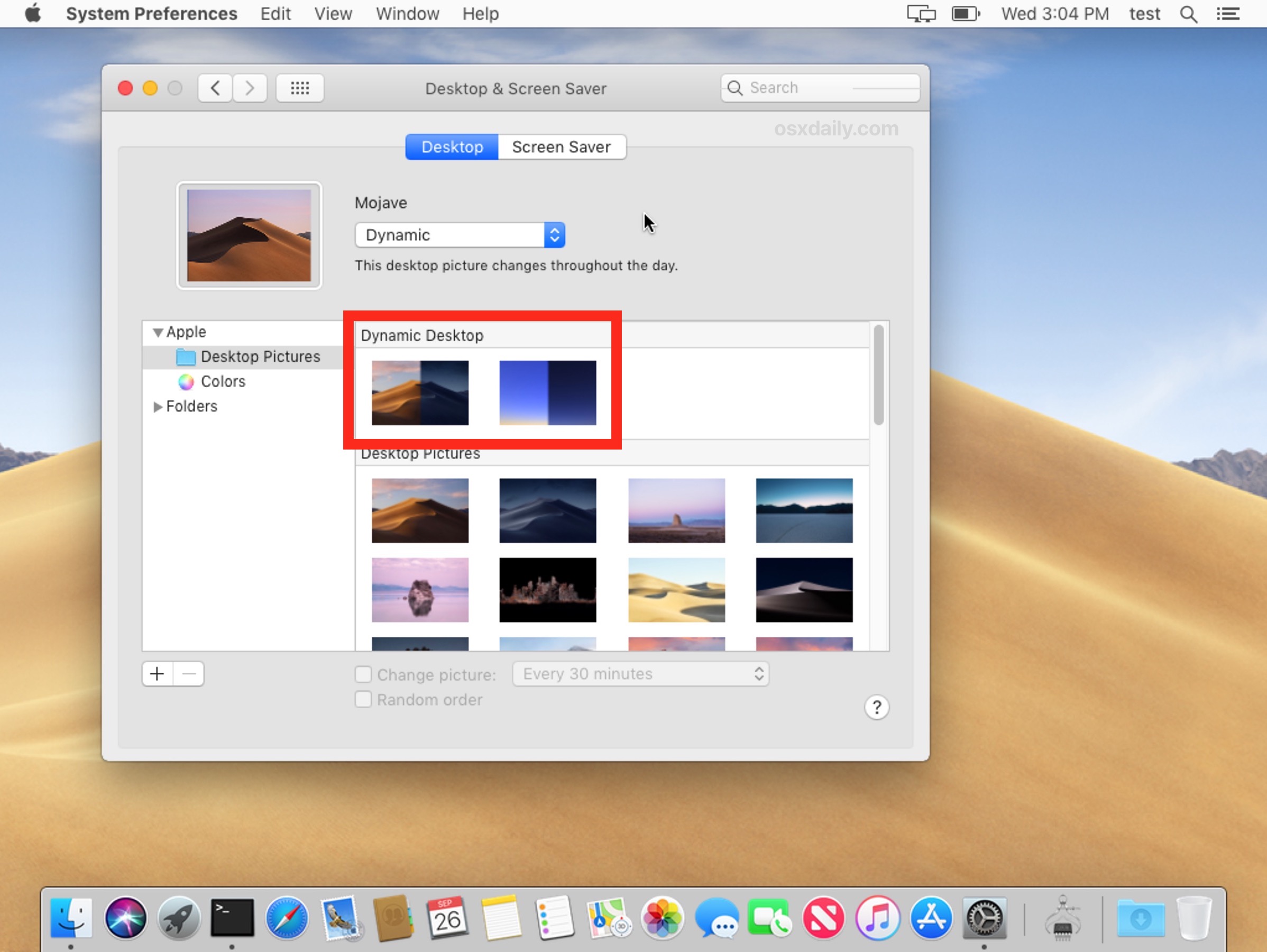 How to Enable Dynamic Desktops in MacOS | OSXDaily