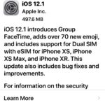 iOS 12.1 update available to download