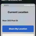 Get your current location with Siri by asking where am I
