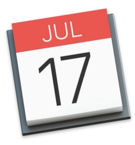 Calendar on Mac