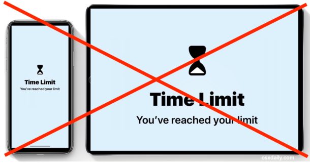 How to remove a Screen Time limit on iPhone or iPad