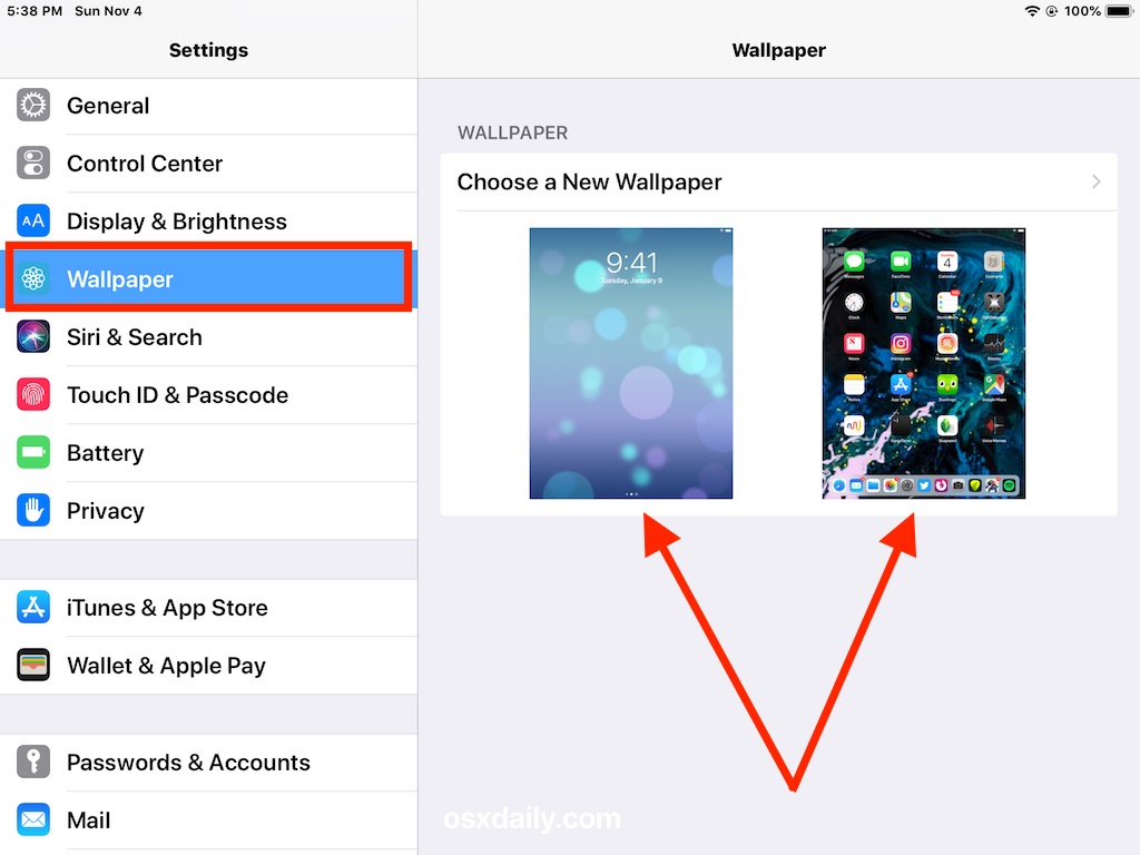 How To Stop Wallpaper Moving Around On Iphone And Ipad Osxdaily