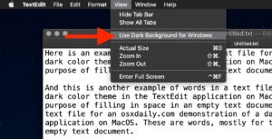How to Enable TextEdit Dark Mode on Mac - OS X Daily