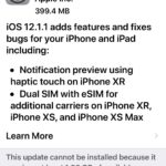 iOS 12.1.1 update