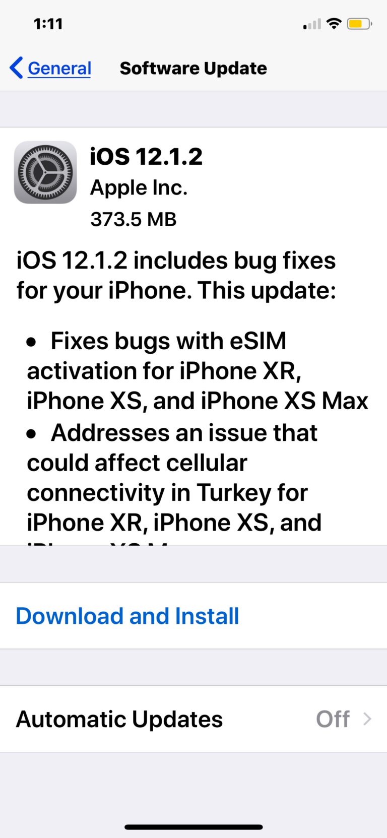 iOS 12.1.2 Update Available to Download for iPhone - OS X Daily