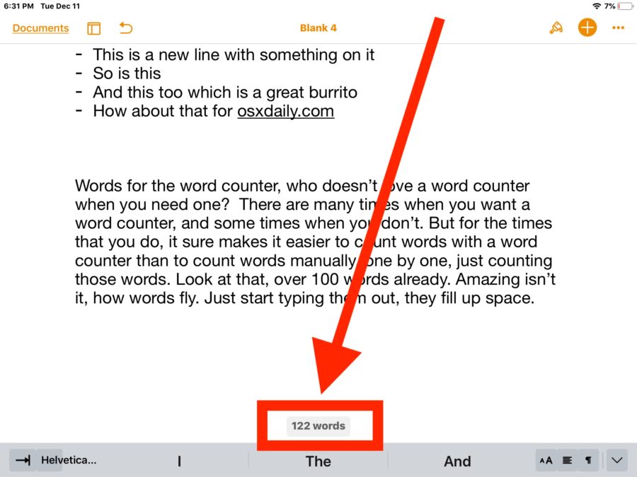 essay word counter app