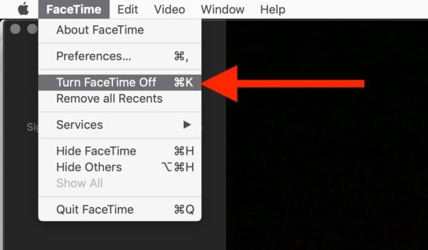 Disable FaceTime on Mac