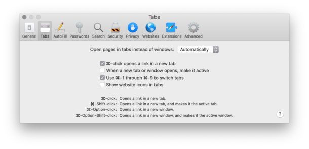 На Mac отключены значки Safari