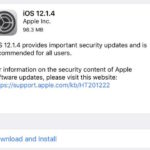 iOS 12.1.4 update