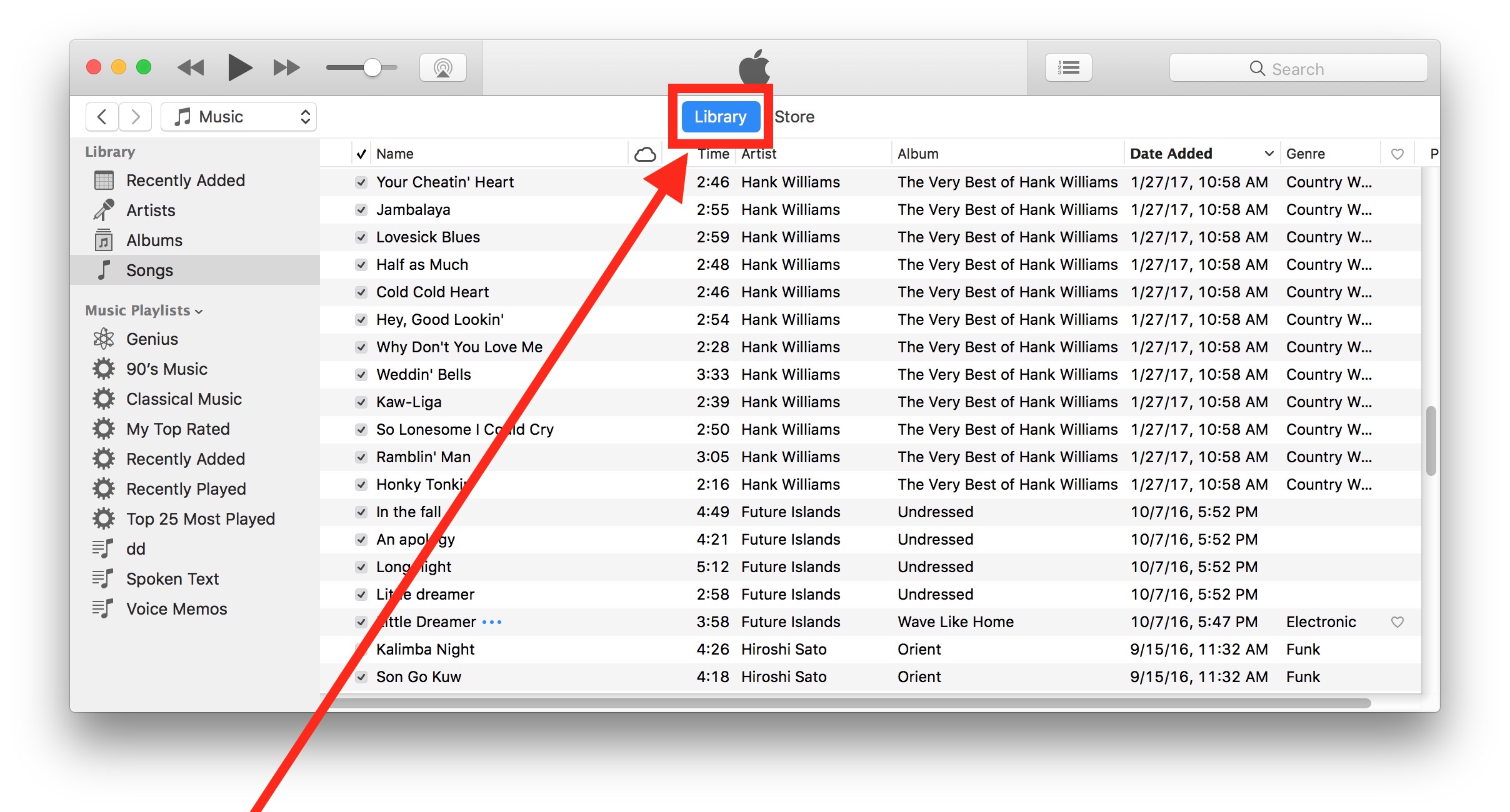 How to Access iTunes Music Library in iTunes on Mac or