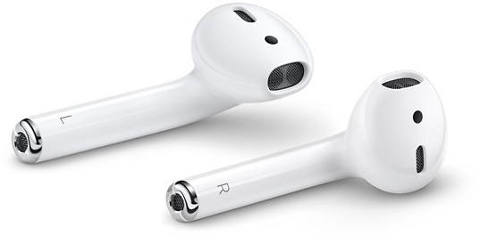 AirPods outside of their case