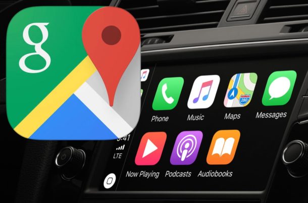 Использование Google Maps в CarPlay