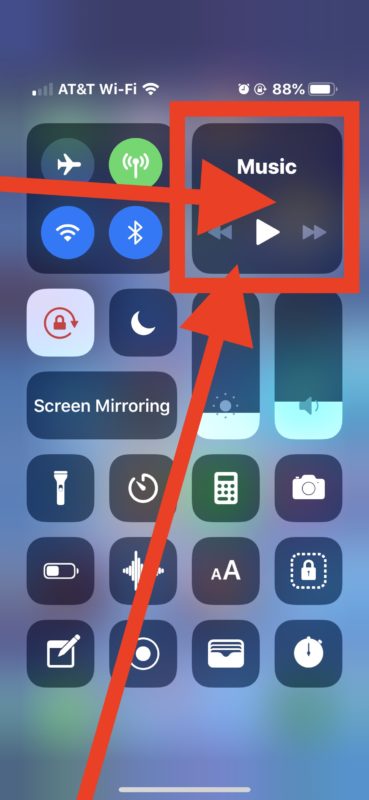 How to access AirPlay audio controls in iOS