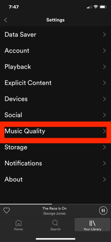 How to change Spotify music quality for streaming