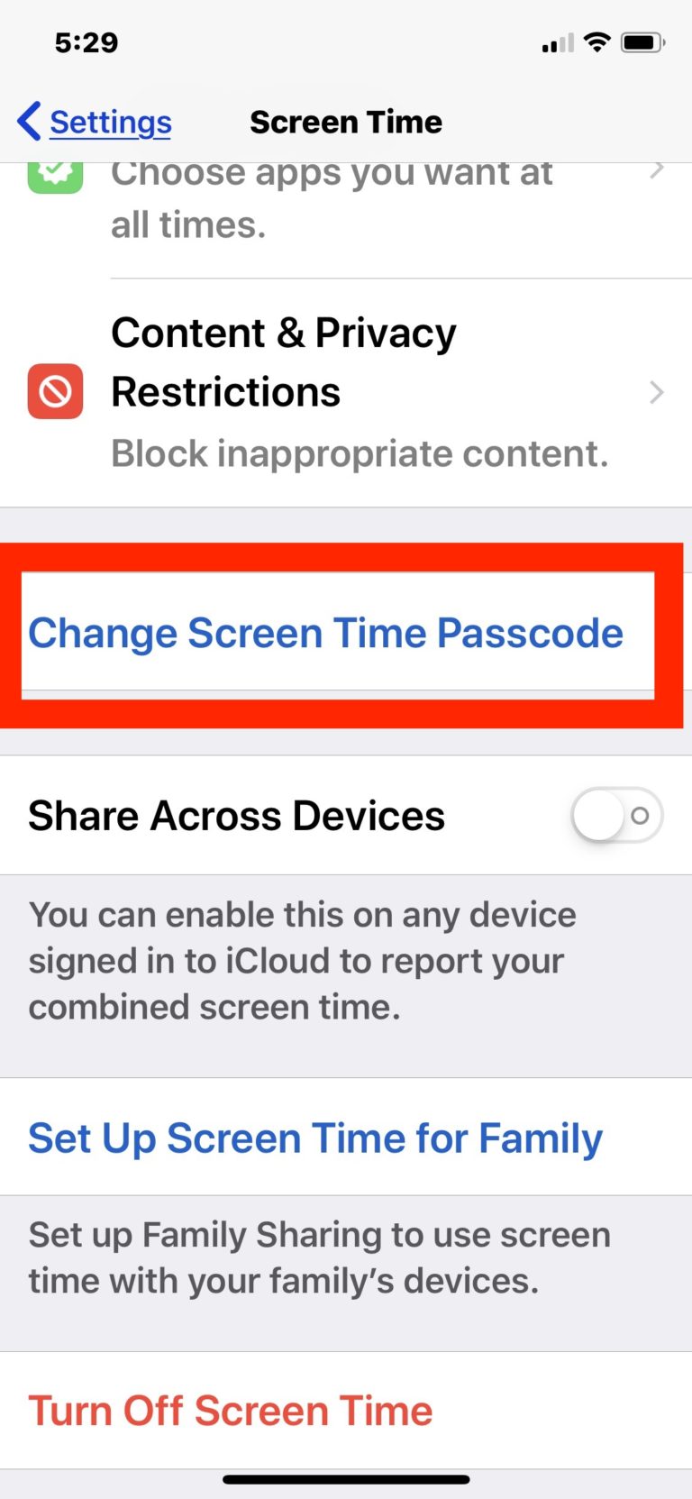 Disable Screen Time Passcode How to Turn Off Screen Time Password on iPhone or iPad - OS X Daily