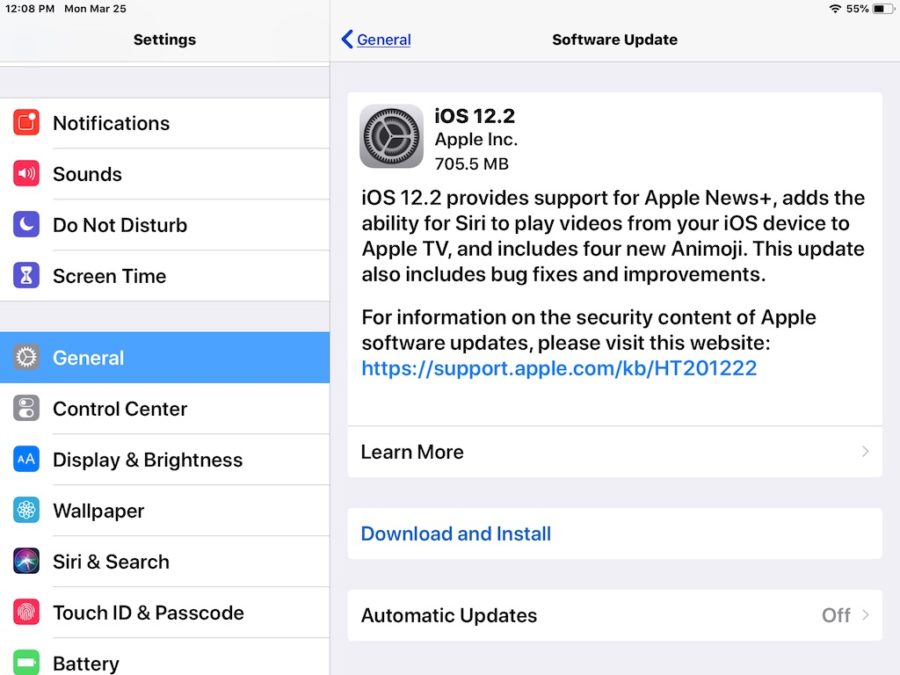 iOS 12.2 Update Released for Download [IPSW Links]