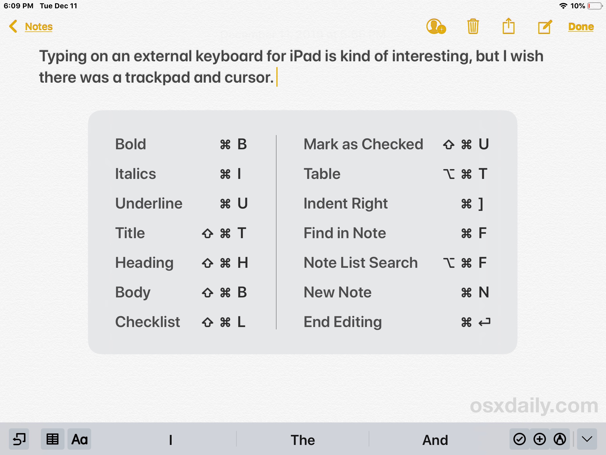 iphone keyboard shortcuts for android