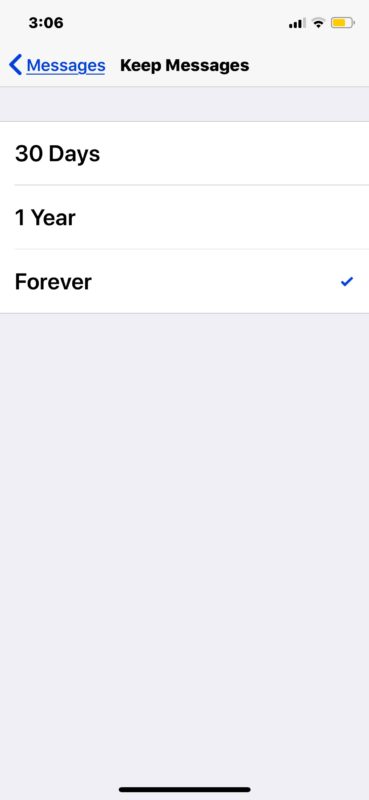 How to automatically delete Messages on iPhone or iPad